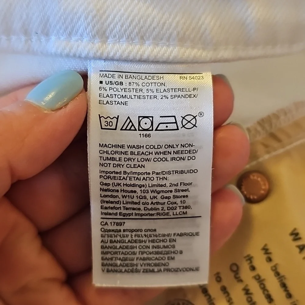 Banana Republic White High-Waisted Jeans - Picture 7 of 11